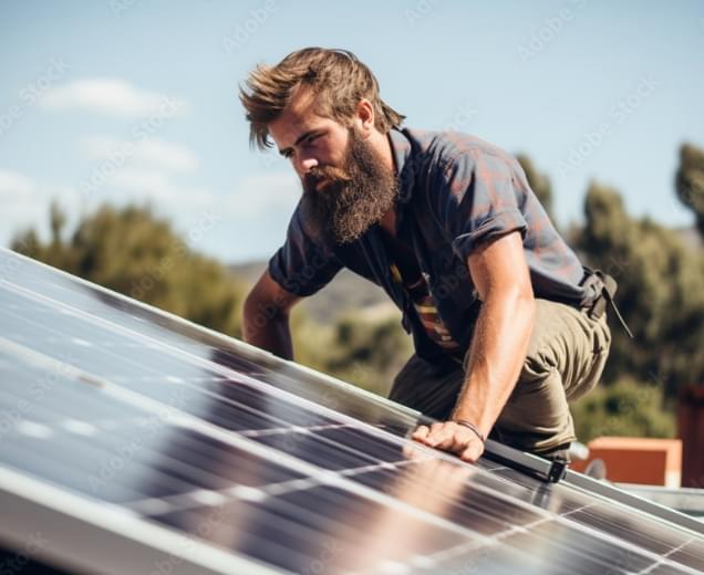 Montage - Hand in Hand für deine grüne Energie!